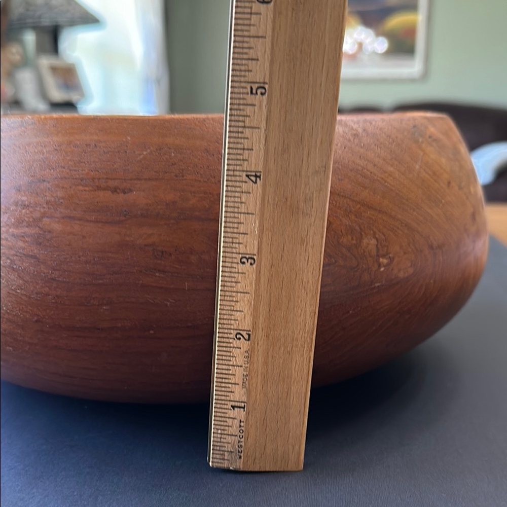 Large Teak Bowl - Picture 4 of 6